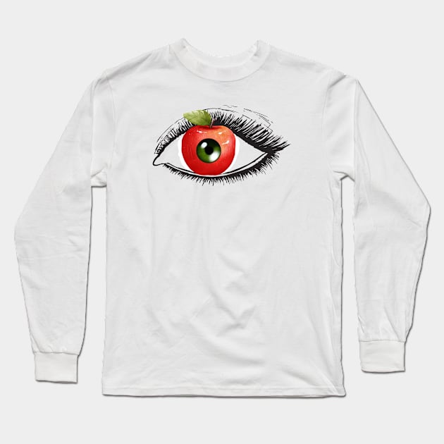 APPLE OF MY EYE Long Sleeve T-Shirt by EmoteYourself